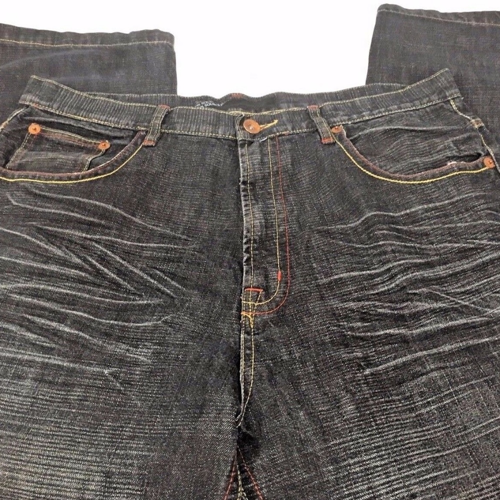 SOURCE Raw Denim High Waisted Relaxed  Fit Jeans